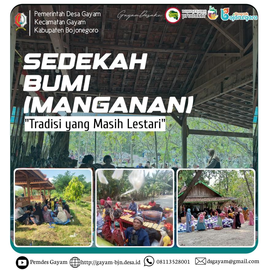 Tradisi Sedekah Bumi/Manganan di Desa Gayam